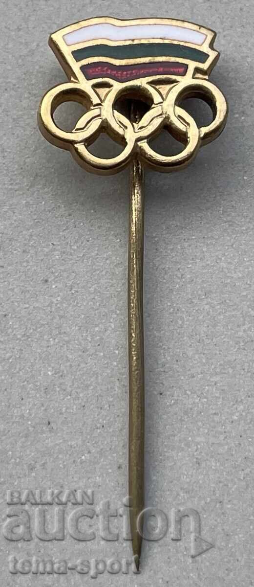 1187 Bulgaria sign BOK Bulgarian Olympic Committee enamel 1187 Bulgaria sign BOK Bulgarian Olympic Committee enamel