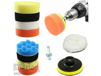 Headlight and car polishing kit 11 pieces