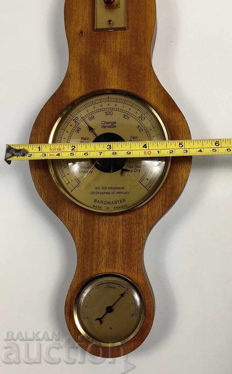 Delivery of WALL BAROMETER THERMOMETER UNCLEAR WORKING CONDITION Delivery of WALL BAROMETER THERMOMETER UNCLEAR WORKING CONDITION