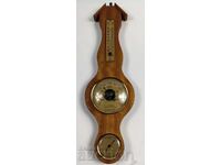 WALL BAROMETER THERMOMETER UNCLEAR WORKING CONDITION