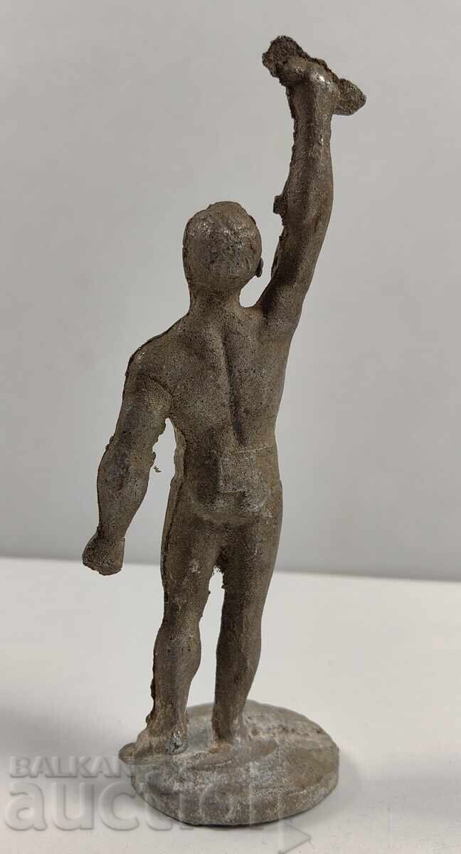 Auction METAL CASTING FIGURINE ATHLETE SPORT STATUE Auction METAL CASTING FIGURINE ATHLETE SPORT STATUE