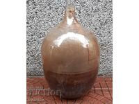 Antique huge glass bottle