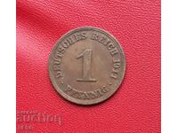 Germania-1 pfennig 1911 A-Berlin