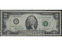 USA 2 Dollars 1976 D