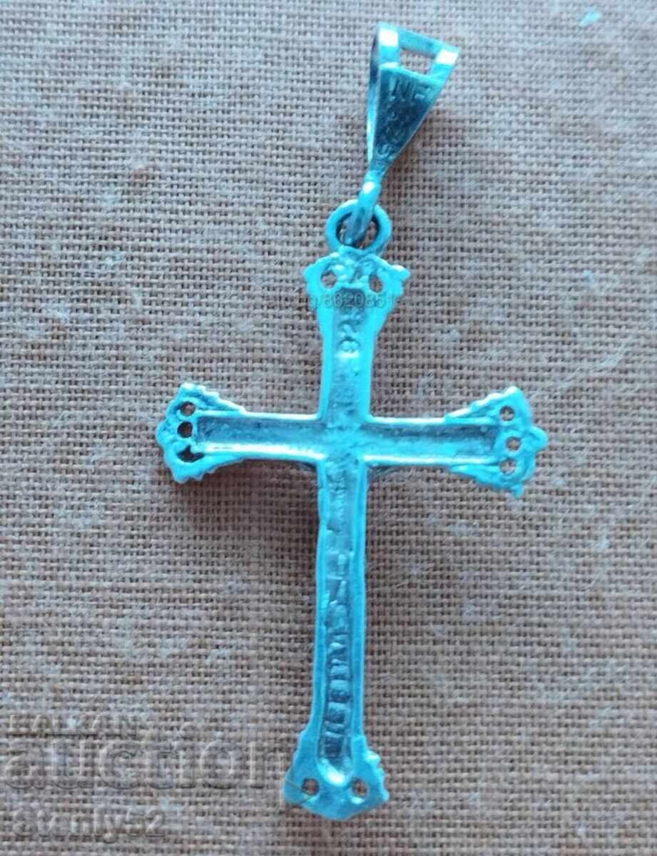 Silver cross, medallion "Crucifixion" 1.93 g., 925 sterling silver. with price 25.00 BGN | € 12.78