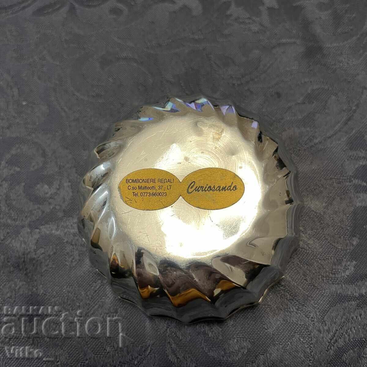 Auction  Silver bowl, markings