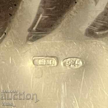 Silver bowl, markings - 5