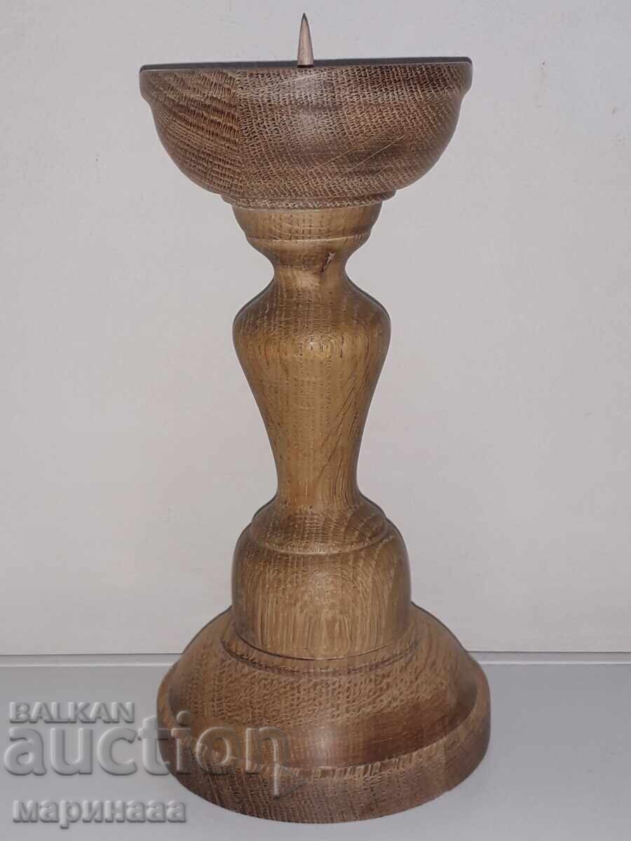 CANDLEHOLDER. SOLID BEAUTIFUL WOOD. MARKING with price 9.00 BGN | € 4.60 CANDLEHOLDER. SOLID BEAUTIFUL WOOD. MARKING with price 9.00 BGN | € 4.60