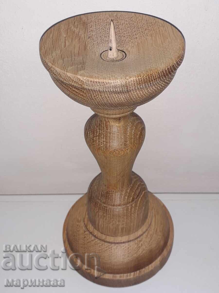 Auction CANDLEHOLDER. SOLID BEAUTIFUL WOOD. MARKING Auction CANDLEHOLDER. SOLID BEAUTIFUL WOOD. MARKING