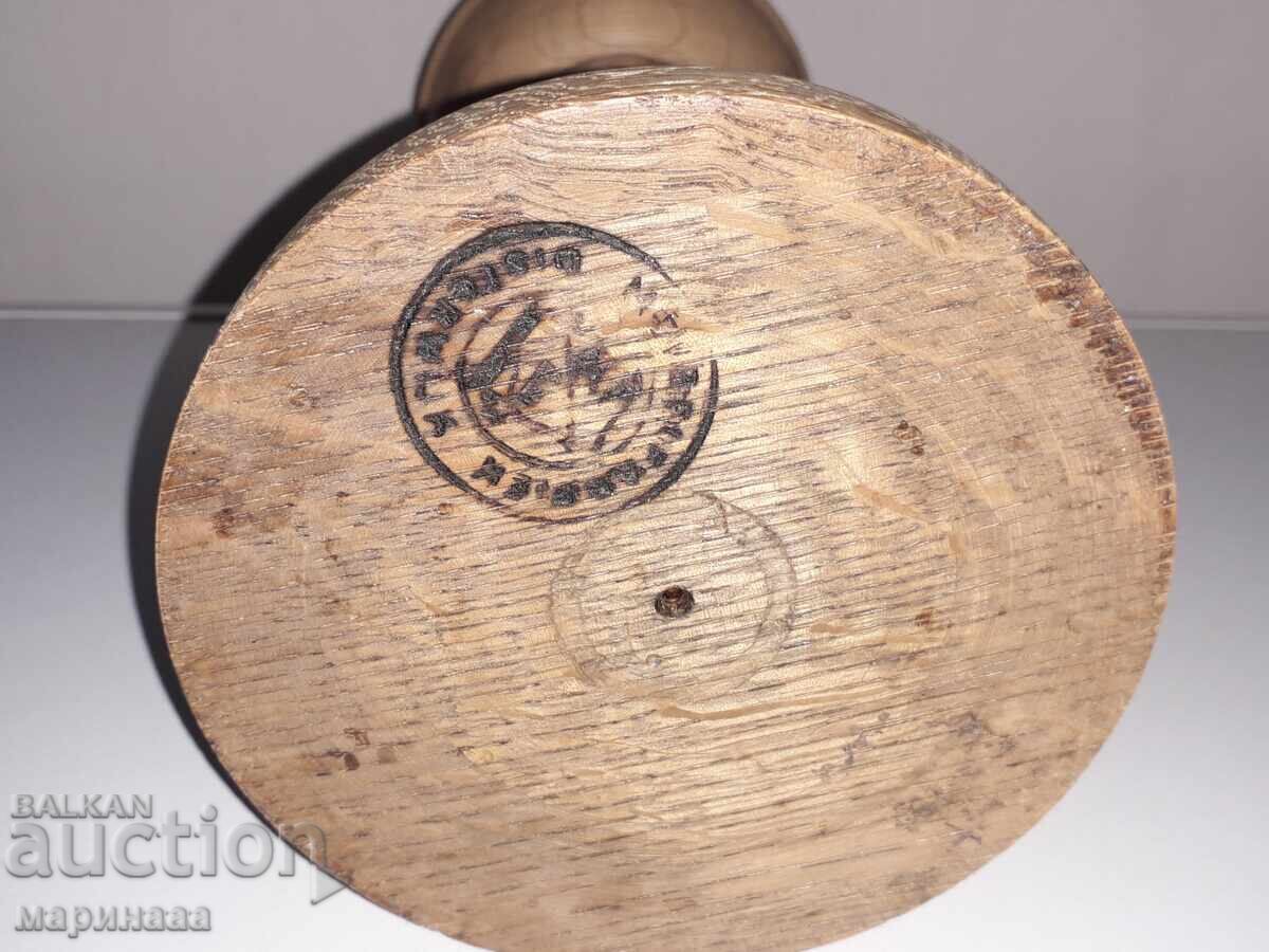 CANDLEHOLDER. SOLID BEAUTIFUL WOOD. MARKING - 5 CANDLEHOLDER. SOLID BEAUTIFUL WOOD. MARKING - 5