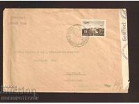 BULGARIA TRAVEL ENVELOPE AIR SOFIA SOLINGEN CENSORSHIP 1941