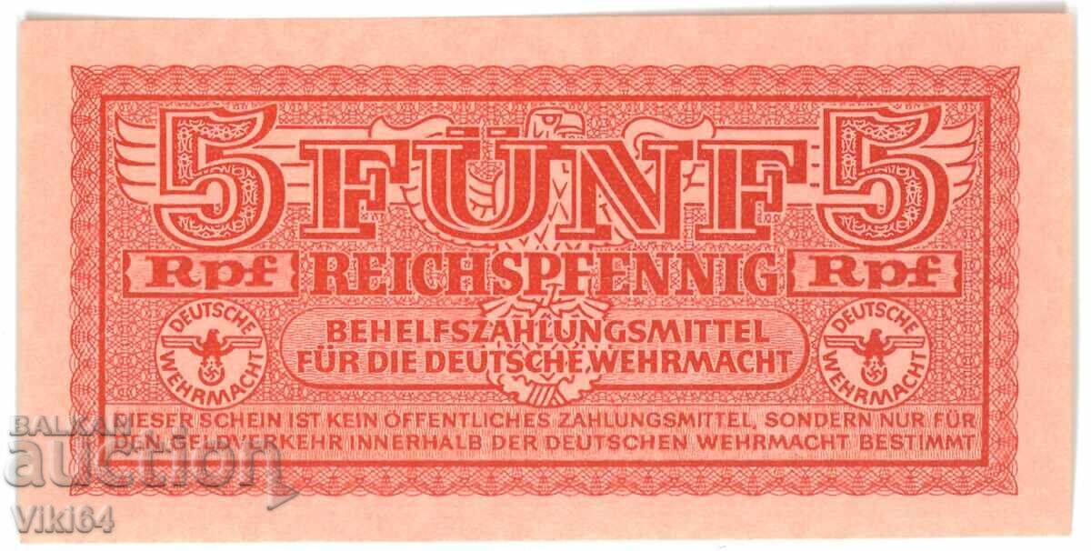 Germany 5 Reichspfenninga 1942 Wehrmacht Swastika Germany 5 Reichspfenninga 1942 Wehrmacht Swastika