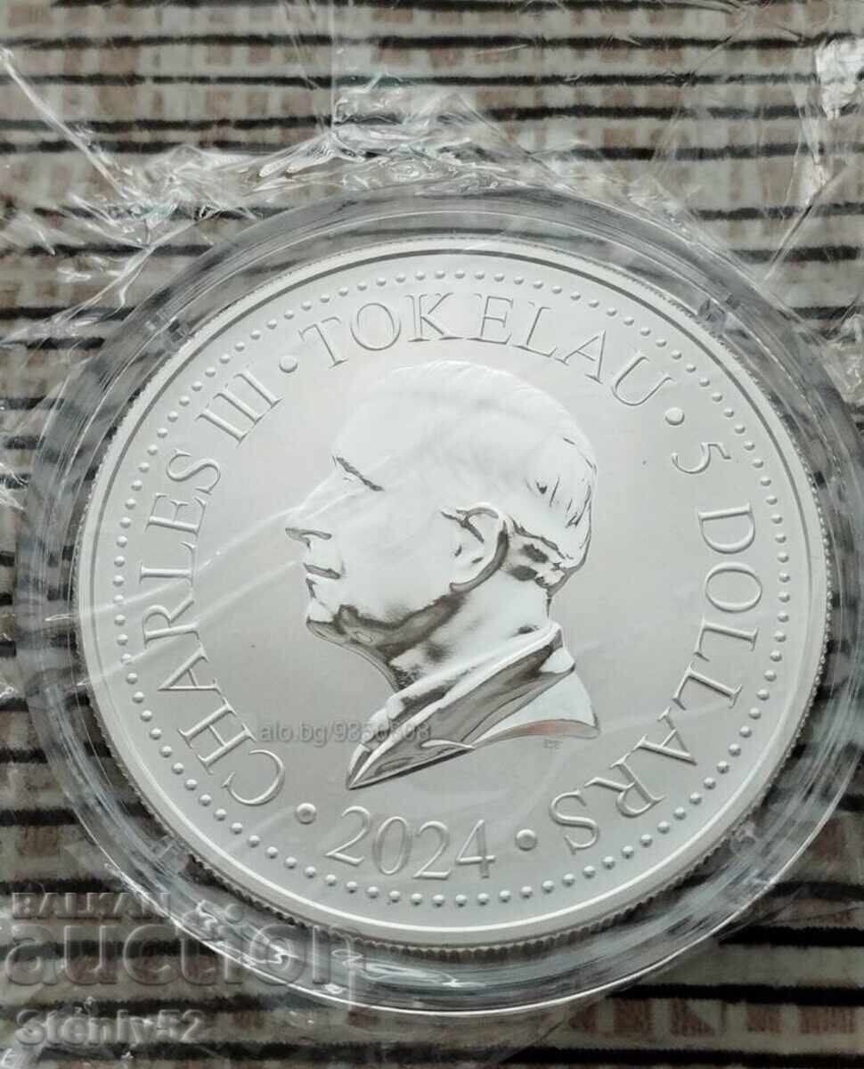 Monedă de lingouri de argint Mustang de 1 oz cu preț € 130.00 | 254.26 BGN