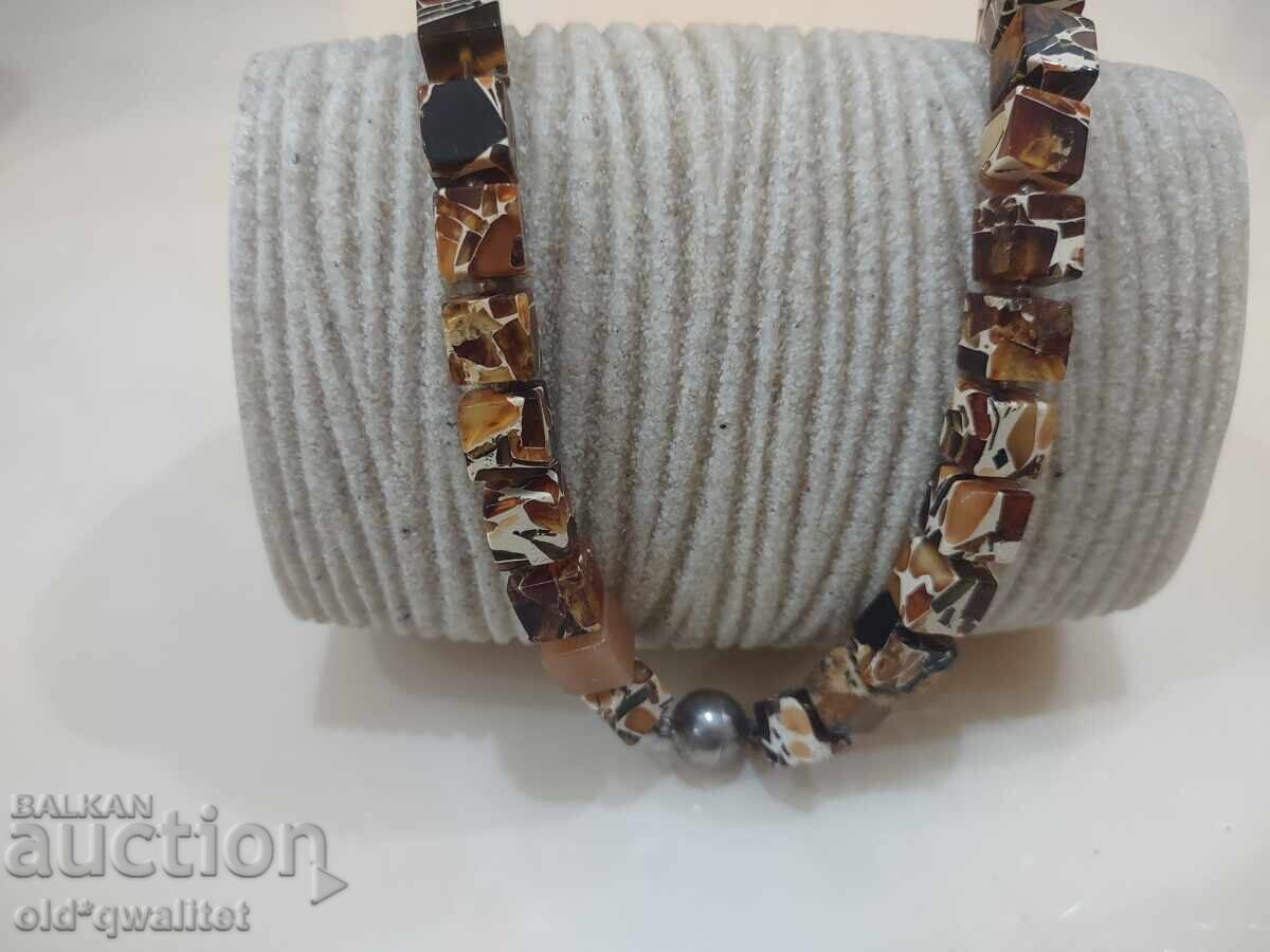 Magnificent designer ART amber necklace Amber, style - 6 Magnificent designer ART amber necklace Amber, style - 6