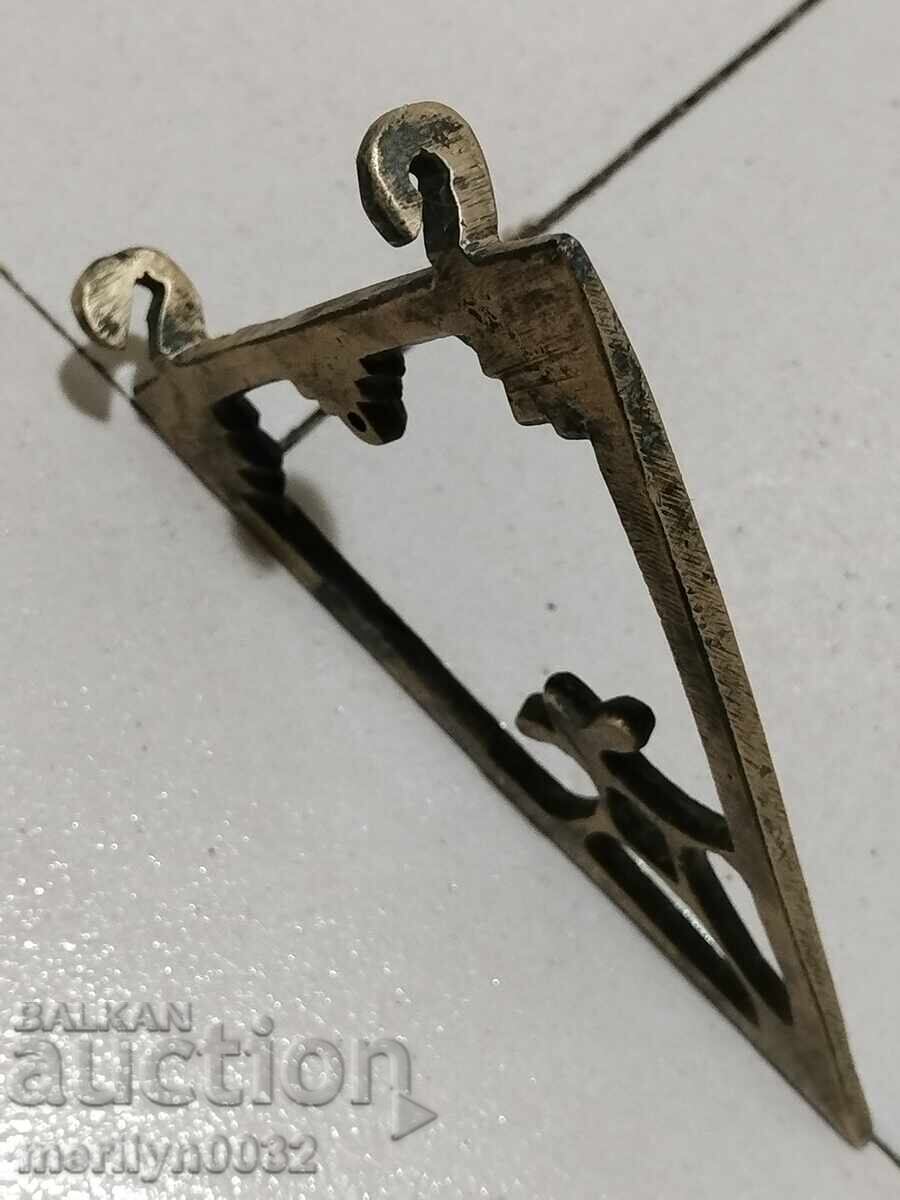 Ottoman bronze level plumb line instrument REDKAZH - 6