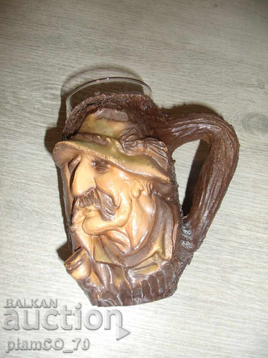 No.*7832 παλιό γυάλινο κύπελλο / κούπα - με εφαρμοσμένη διακόσμηση - 5 No.*7832 παλιό γυάλινο κύπελλο / κούπα - με εφαρμοσμένη διακόσμηση - 5