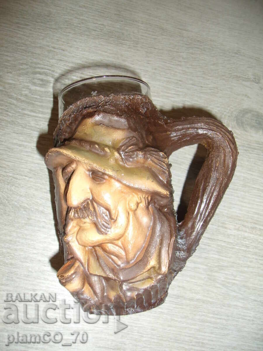 No.*7832 παλιό γυάλινο κύπελλο / κούπα - με εφαρμοσμένη διακόσμηση - 6 No.*7832 παλιό γυάλινο κύπελλο / κούπα - με εφαρμοσμένη διακόσμηση - 6