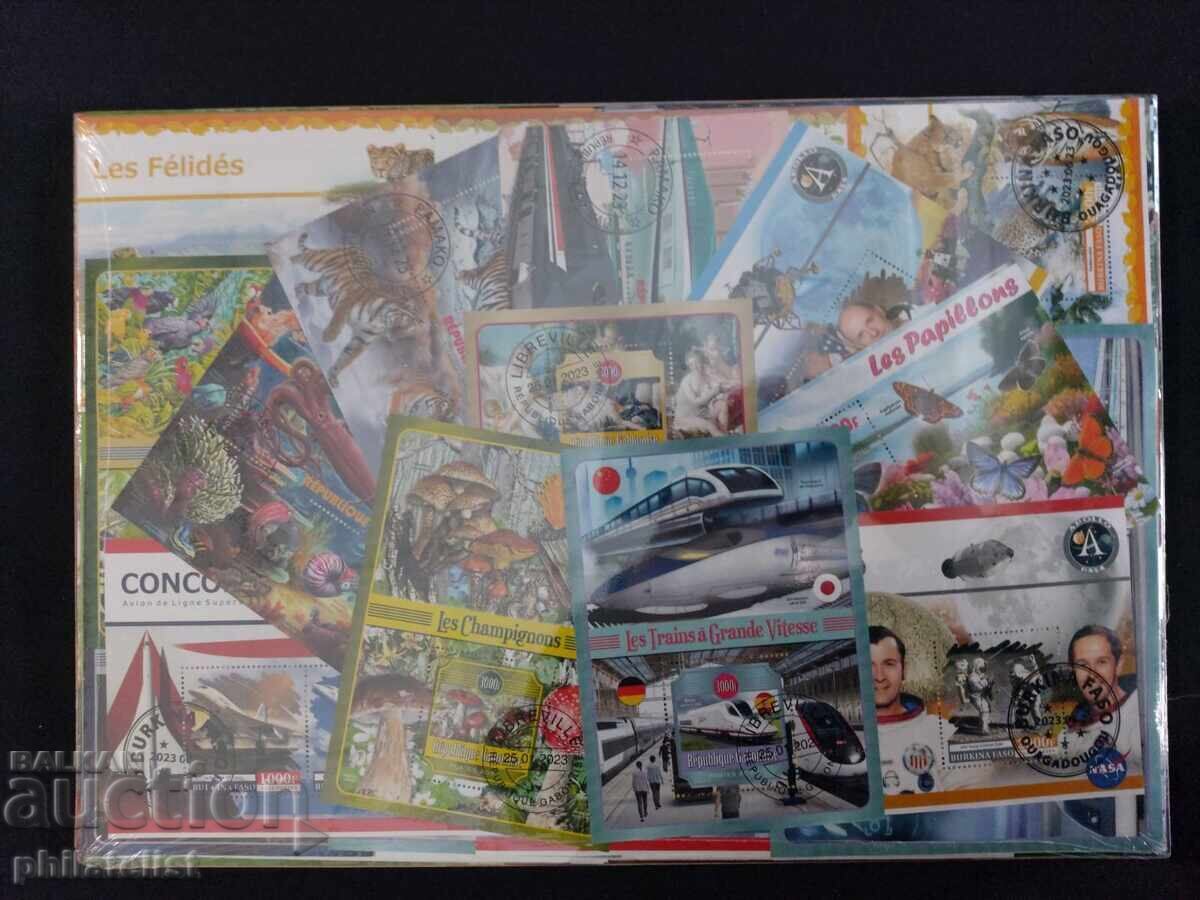 Auction Pack of 153 blocks - African countries, various, thematic Auction Pack of 153 blocks - African countries, various, thematic