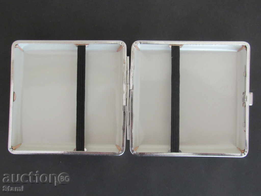 Elegant leather snuff box with leather lids, new - 7 Elegant leather snuff box with leather lids, new - 7