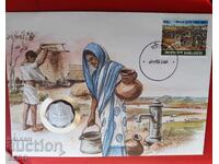 Bangladesh-10 F.A.O. stamps and postage stamp in a beautiful envelope