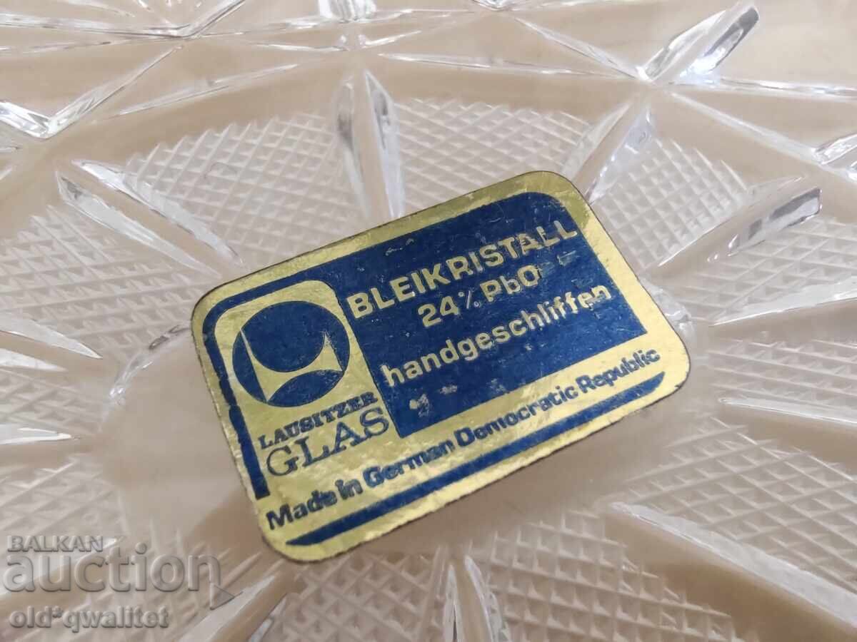 Set - crystal! Tray and candy dish with a jug with price 197.00 BGN | € 100.72