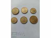 Coins 1 2 5 cents 1999