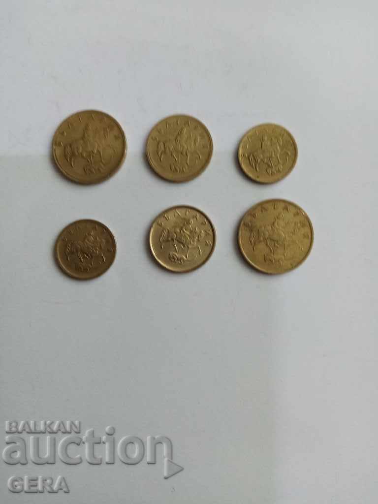Coins 1, 2 and 5 cents 1999 with price 3.00 BGN | € 1.53 Coins 1, 2 and 5 cents 1999 with price 3.00 BGN | € 1.53