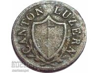 Switzerland 1 rapen 1830 canton Lucerne - quite rare