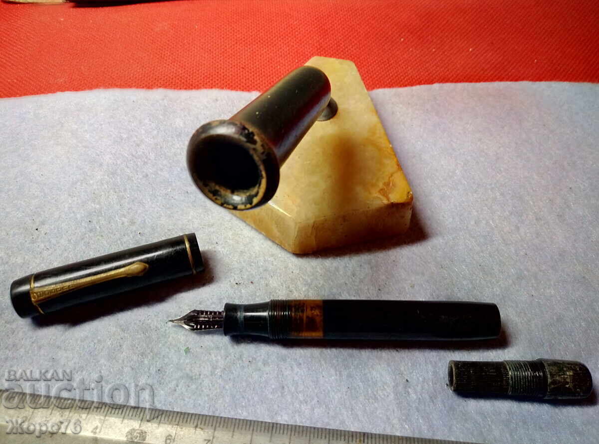 FREEDOM pen with EGYPTIAN ALABASTER and WOOD HOLDER - 5 FREEDOM pen with EGYPTIAN ALABASTER and WOOD HOLDER - 5