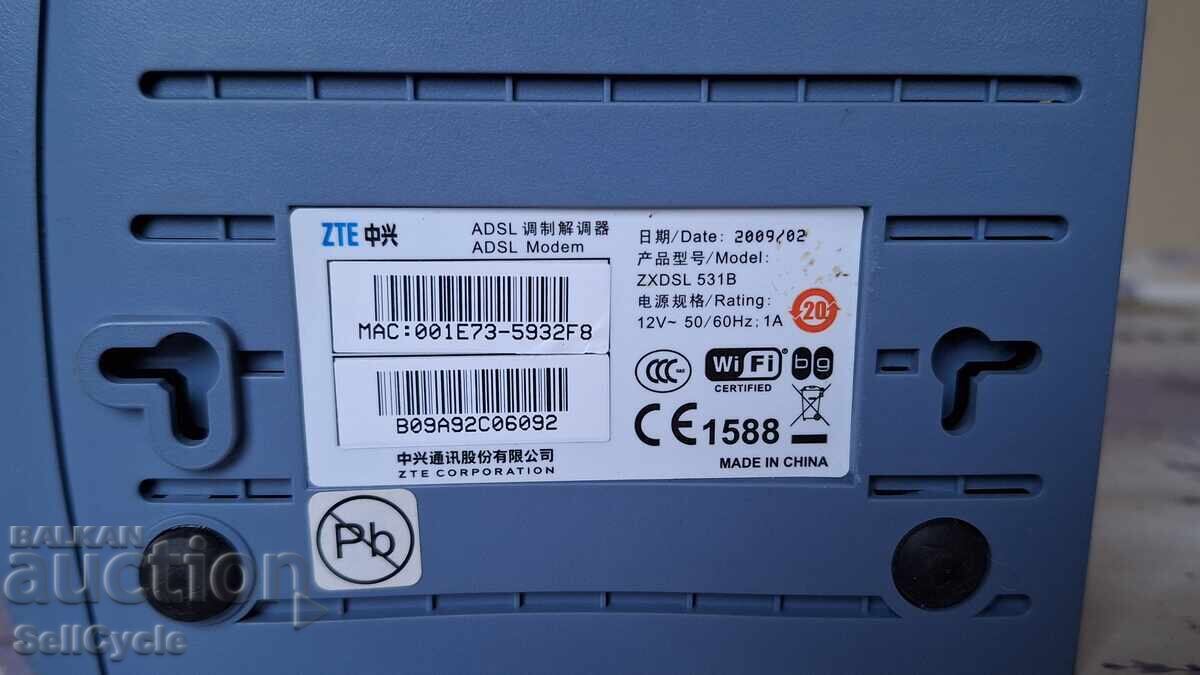 Licitație ✅ROUTER ZTE ZXDSL 531B❗