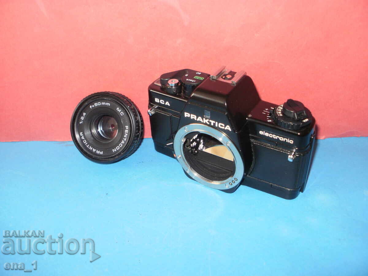 German SLR 35mm camera Praktica BCA electronic + lens - 6 German SLR 35mm camera Praktica BCA electronic + lens - 6
