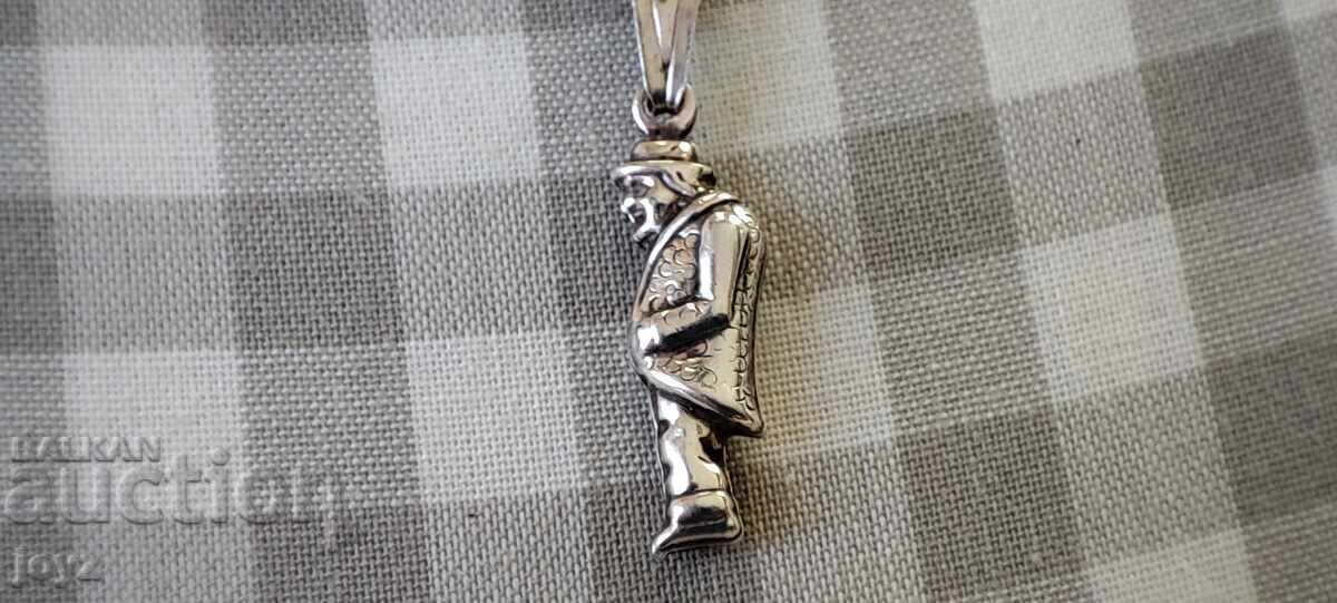 Auction UNCLE SCROOGE SILVER PENDANT + CHAIN 2.86 g / 925 sterling silver Auction UNCLE SCROOGE SILVER PENDANT + CHAIN 2.86 g / 925 sterling silver
