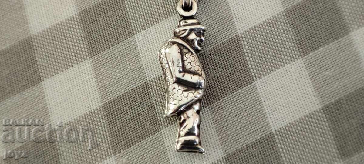 UNCLE SCROOGE SILVER PENDANT + CHAIN 2.86 g / 925 sterling silver - 5 UNCLE SCROOGE SILVER PENDANT + CHAIN 2.86 g / 925 sterling silver - 5