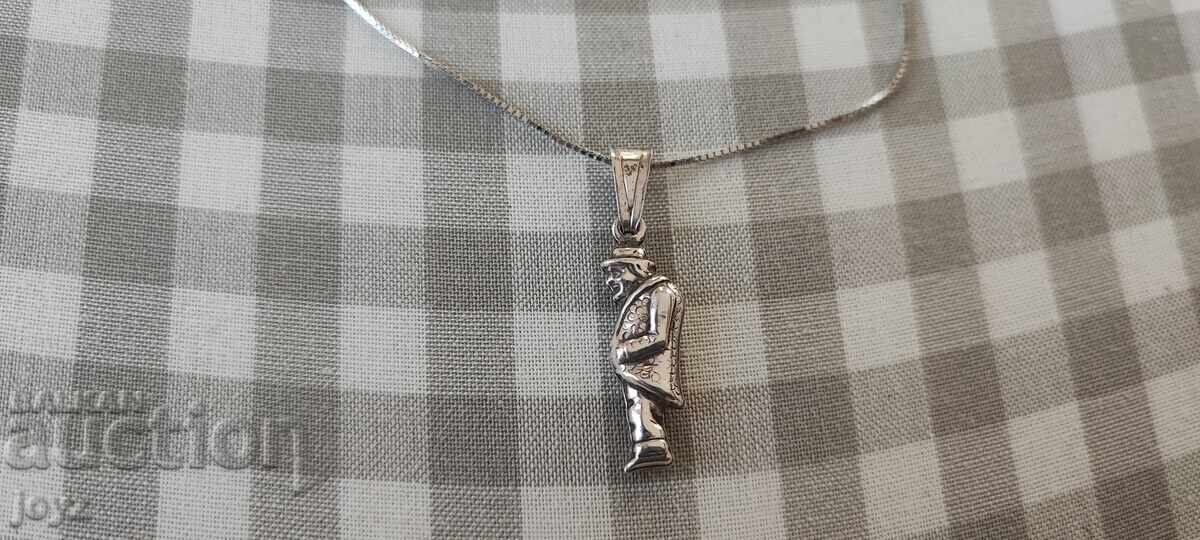 UNCLE SCROOGE SILVER PENDANT + CHAIN 2.86 g / 925 sterling silver UNCLE SCROOGE SILVER PENDANT + CHAIN 2.86 g / 925 sterling silver