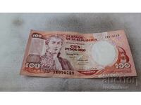 Colombia 100 pesos 1991