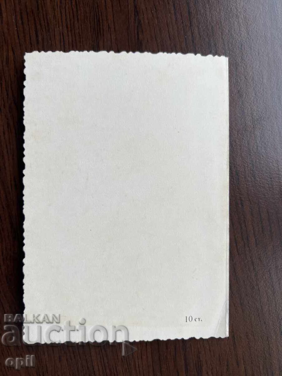 Auction Old Greeting Card-Flowers Auction Old Greeting Card-Flowers