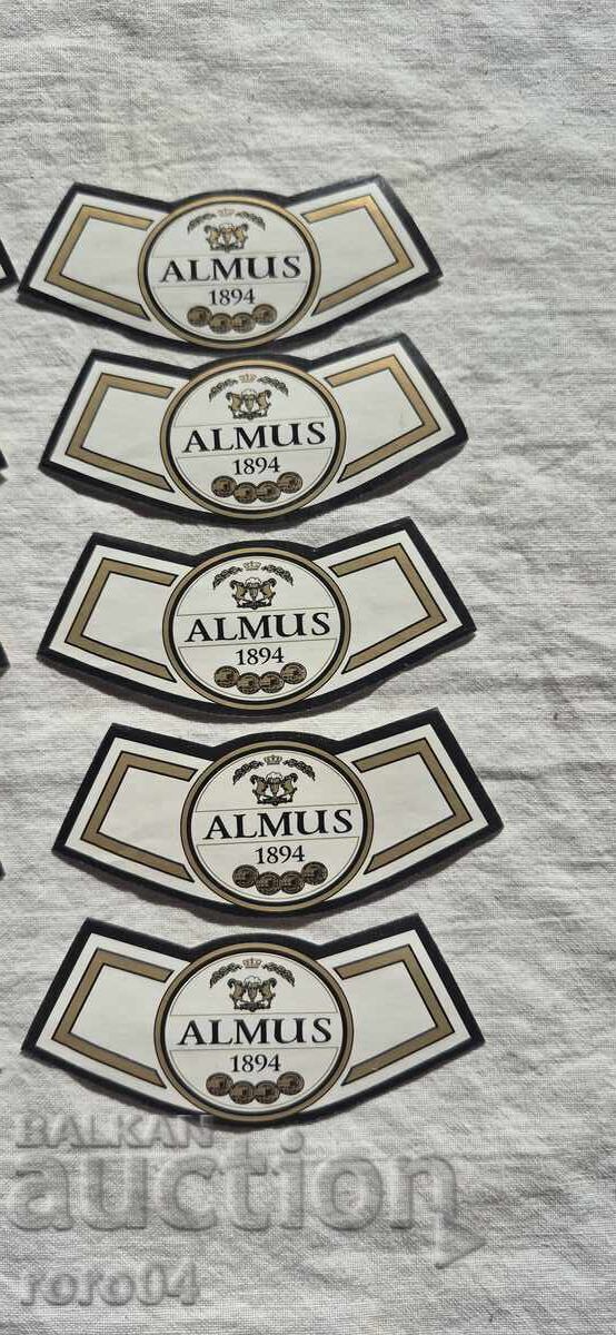 Licitație ETICHETE - AUTOCOLANTE - ALMUS 1894 - NOU