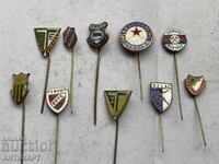 #2 Hungary football 10 pieces of badges signs 1960-1990.