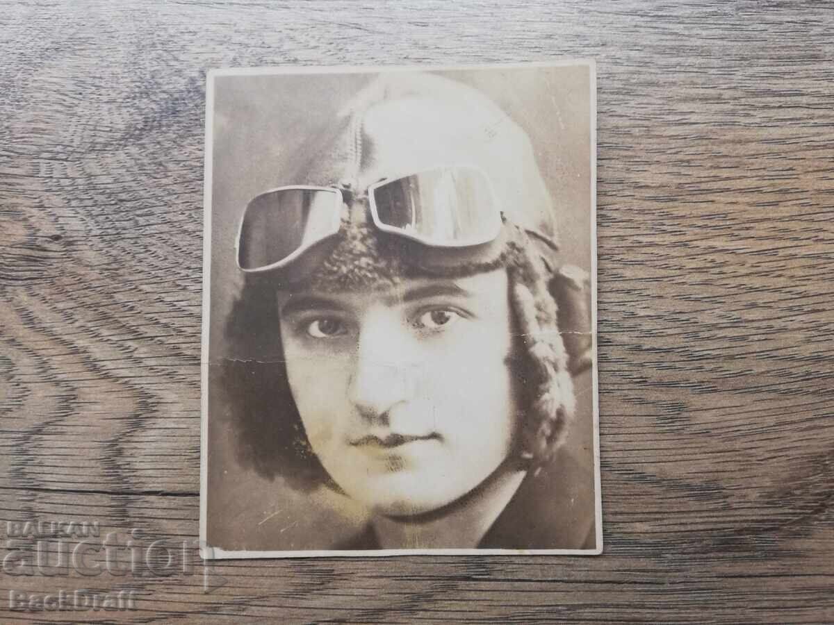 Rare Royal Photo Aviator, Pilot, Airman Kazanlak 1929 Rare Royal Photo Aviator, Pilot, Airman Kazanlak 1929