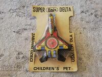 Soc Rare Polish Tin Toy Airplane, Compass