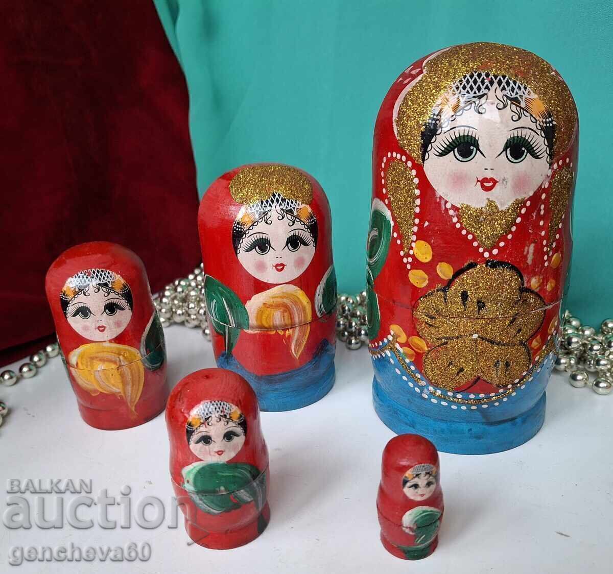 Auction Two sets of Matryoshka dolls/10pcs Auction Two sets of Matryoshka dolls/10pcs