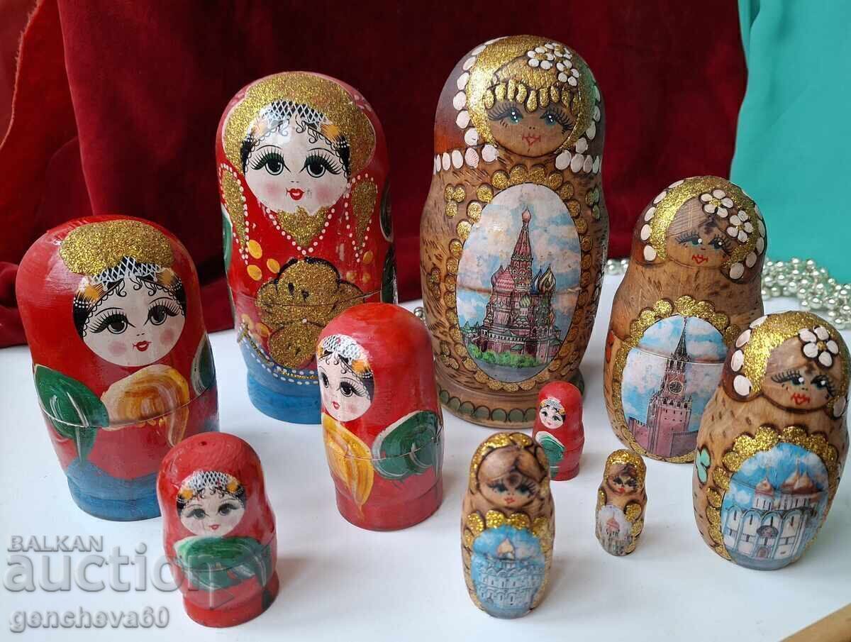 Two sets of Matryoshka dolls/10pcs - 6 Two sets of Matryoshka dolls/10pcs - 6
