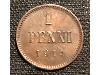 Rusia/Finlanda. 1 penny 1914