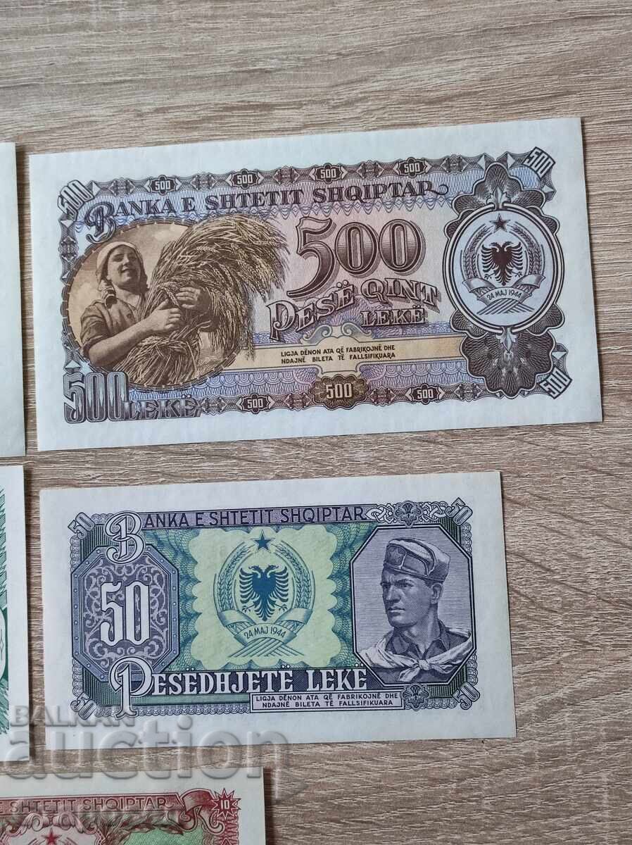 Παράδοση Πλήρη χαρτονομίσματα από την Αλβανία του 1957 Παράδοση Πλήρη χαρτονομίσματα από την Αλβανία του 1957