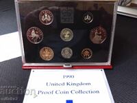 Coin set Great Britain, 1990, proof