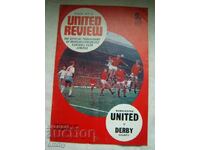 Football program - Manchester United, season 1969-70, issue 21