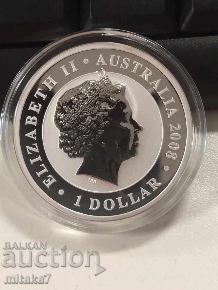 Сребърна монета "Коала", 1 oz, Австралия, 2008 с цена 160.00 лв. | € 81.81 Сребърна монета "Коала", 1 oz, Австралия, 2008 с цена 160.00 лв. | € 81.81