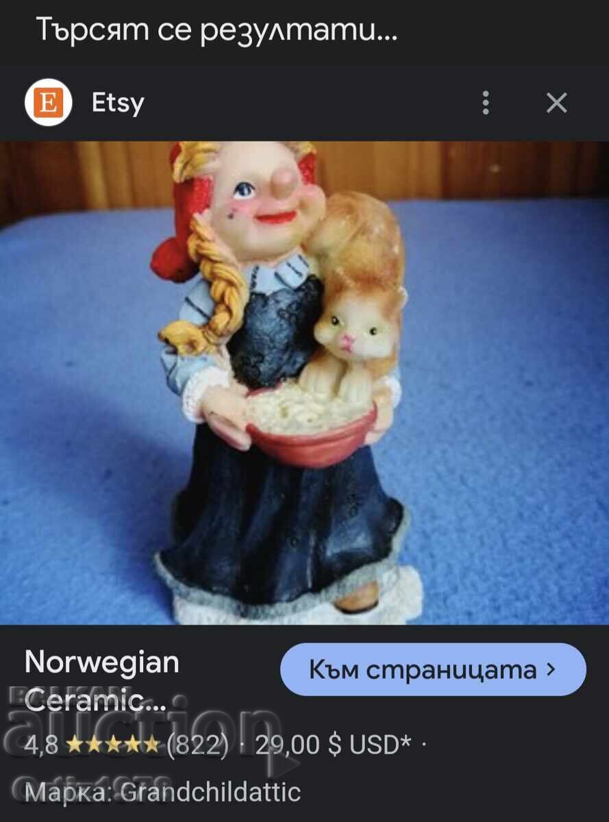 Auction Norwegian vintage figure, 1980 – Excellent! Auction Norwegian vintage figure, 1980 – Excellent!