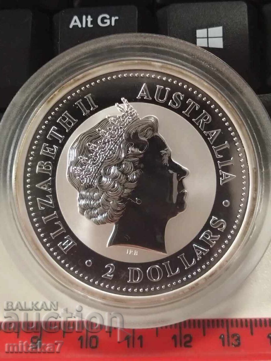 Silver coin "Kookaburra", 2 oz, Australia, 2006 with price € 259.00 | 506.56 BGN