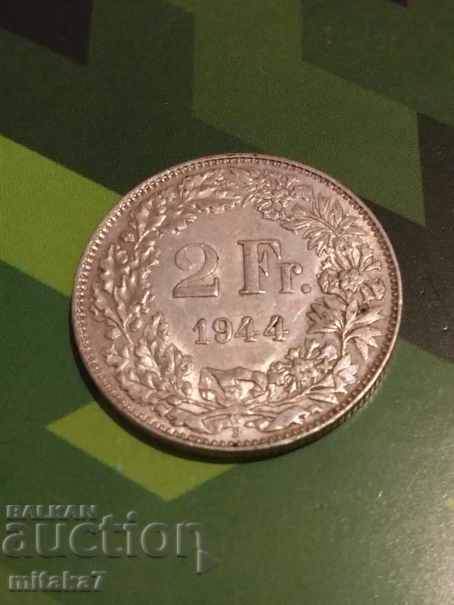 2 франка 1944 година, Швейцария